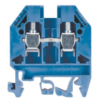 WIEL Durchgangsklemme   WK 6 / U BL / V0 