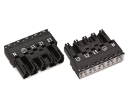 WAGO 770-215 Stecker,5-polig,schwarz 