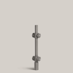 BEGA E-Mastaufsatz silber         70764A 