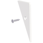 EVN Alu-Endabschlussplatte weiß  APKVEAP 