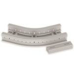 Flachbogen 45  halogenfrei grau 85x200 R 