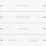 GIRA 5034927 Wippenset 4fach indiv. 