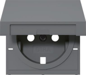 GIRA 492228 Abdeckung SCHUKO-Steckdose 