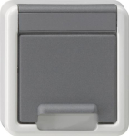 GIRA 494230 Abdeckung SCHUKO-Steckdose 