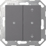 GIRA 517528 Taster Wippe 2fach unbedr./ 