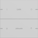 GIRA 5032915 Wippenset 2fach indiv. 