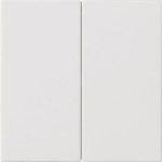 GIRA 537027 Wippe 2fach unbedruckt 