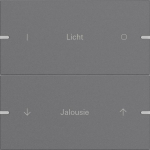 GIRA 5032928 Wippenset 2fach indiv. 