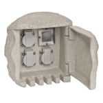 EVN 3-Fach Funk Steckdosen-Stein 2303FE2 