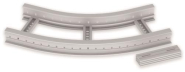 Unex Flachbogen 45  lichtgrau   67317-04 