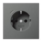 Jung SCHUKO-Steckdose m.USB AL1520-18CAN 