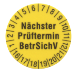 Beha FTC00001238D Prüfetiketten 15mm 