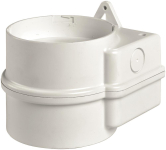 Sirena Modular HT DOUBLE 90/240V AC weiß 