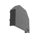 RIDI Enddeckel für Tragschiene 0205791SW 