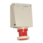 Walther Wandsteckdose 125A 4P     179406 