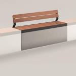 Bega Stadtmöbel Sitzauflage Grafit 95058 