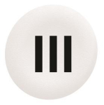 Schneider Tastenschild weiss III ZBAF137 