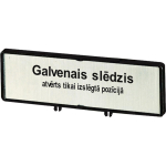 EATON ZFS83-T0 Träger m.Schild in 186919 