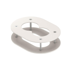 OBO DAB-2F Deckenblende f.2 Schläuche 