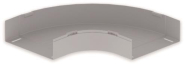 Unex Flachbogen 90° lichtgrau      66330 