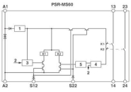 Phoenix 2904958     PSR-MS60-2NO-24DC-SC 