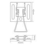 Nobile Einbaufeder 2er Set    1560980001 
