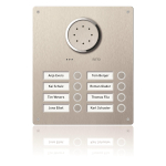 Ritto Acero Edelstahl-Türstation 1812120 