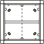 Ritto Portier Rahmen AP 4fach    1883520 