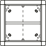 Ritto Portier Rahmen UP 4fach    1881570 