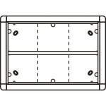 Ritto Portier Rahmen AP 6fach    1883670 