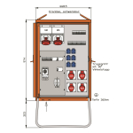 Walther Verteilerschrank 69kVA  WV0434R1 