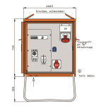 Walther Verteilerschrank 44kVA  WV0364R1 