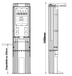 GSAB GSAB-Poller H1450mm  36P15Camp.4WSZ 