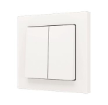 Zennio ZS552PB4MW Soft Doppeltaster 