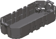 OBO GB2 Gerätebecher f.2xEKR 165x76x39 