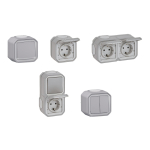 Legrand 100361 Plexo New Set 1 Grau 