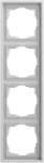 GIRA 021486 Abdeckrahmen 4f Gira F300 