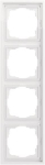 GIRA 021480 Abdeckrahmen 4f Gira F300 