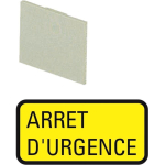EATON 399SQ25 Einlegeschild gelb  048638 