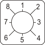 Schneider Bezeichnungsschild     KZ18421 