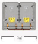 Clage      ISX Twin mit Unterputzschrank 