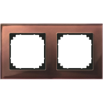 Merten M-PLAN-Echtglasrahmen 2f   489215 