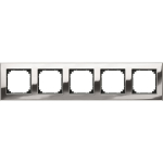 Merten M-PLAN-Metallrahmen 5fach  475539 