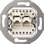 Merten UAE Einsatz 8/8 weiß       465701 