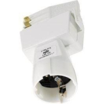 LEDxON Schuko Stromauslass weiß  8101920 