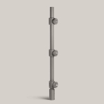 BEGA E-Mastaufsatz silber         70763A 