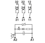 Phoenix 2903293  RIF-3-RPT-LV-120AC/3X21 