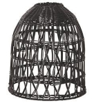 S&H Rattan-Lampenschirm 30x33cm    88190 