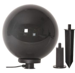 S&H LED-Dekokugel Ø40cm schwarz f. 88197 