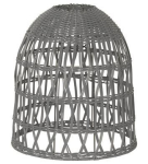 S&H Rattan-Lampenschirm 30x33cm    88188 